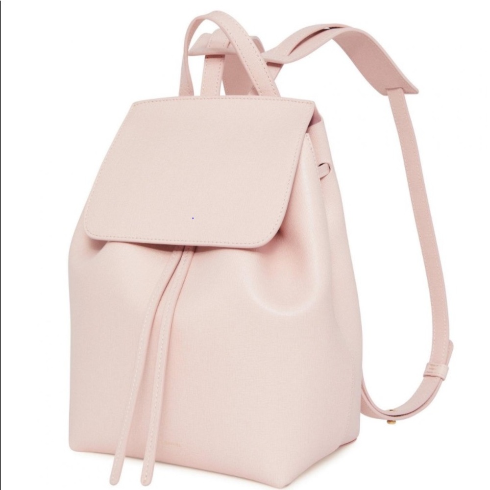 Mansur Gavriel Saffiano Mini Backpack